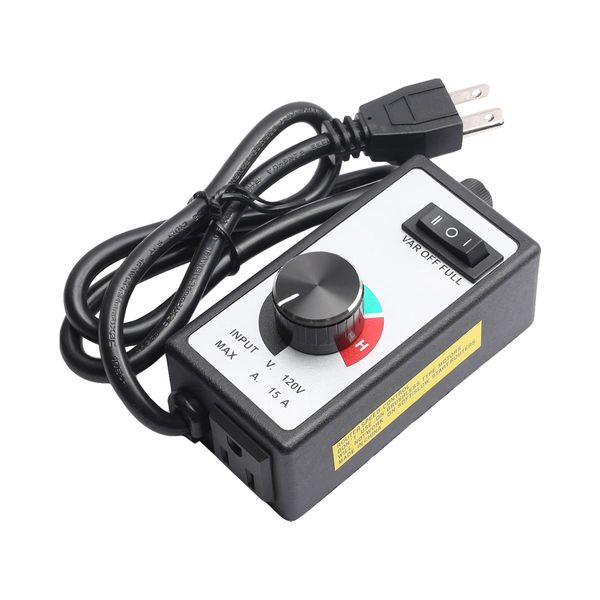 OCESTORE Variable Fan Speed Controller AC 120V 15A Replacement For Duct And Hydroponics Inline Fans Vent Blower