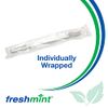 FRESHMINT (144 Pack) Individually Wrapped 30 Tuft Soft Nylon Bristle Adult Toothbrush