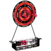 Crystal Clear Shot Glass Darts Bar Game, 10 Piece Set, Biack