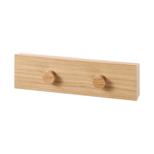 MUJI 12939665 Muji Furniture with Long Press Magnet, Width 11.8 x Depth 1.6 x Height 3.5 inches (30 x 4 x 9 cm), Oak Veneer