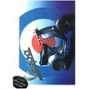Vespa Scooter Enamelled Metal Wall Print