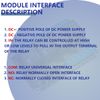 Innfeeltech 2pcs DC 24V Relay Module 4 Channel Relay with Optocoupler High or Low Level Trigger Expansion Board