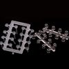 Clear Earrings Flat