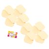 Value Sponge Puff Square Shape Soft Smooth Touch with or Without Water (8 Piece Set of 2)