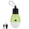 EverBrite Rechargeable Camping LED Bulb Green 3 Lighting Mode USB LED Tent Light