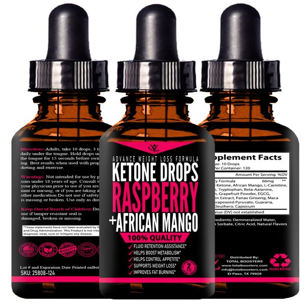 Keto Ketone Drops  - Total Boosters - New