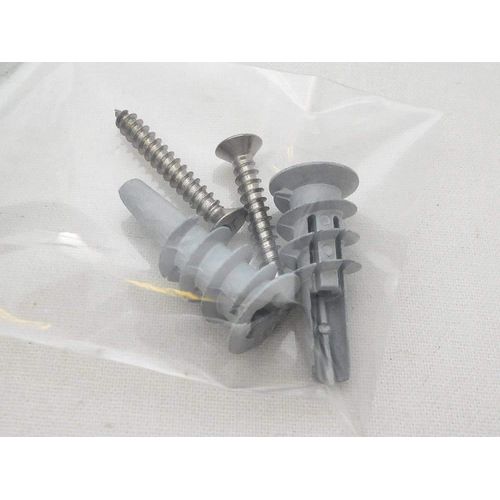 Wake Sangyo Kabelok WF-282 Mini White Tapping Plate Included 0.1 x 1.0 inches (3.5 x 25 mm) for Gypsum Board GL Construction WF-282