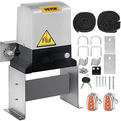 3100lbs Sliding Gate Opener Door Driveway Motor Electric With 2 Remotes