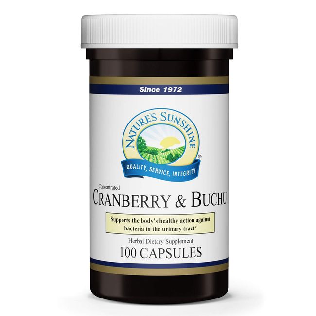 Nature's Sunshine Cranberry and Buchu Concentrate 100 Capsules