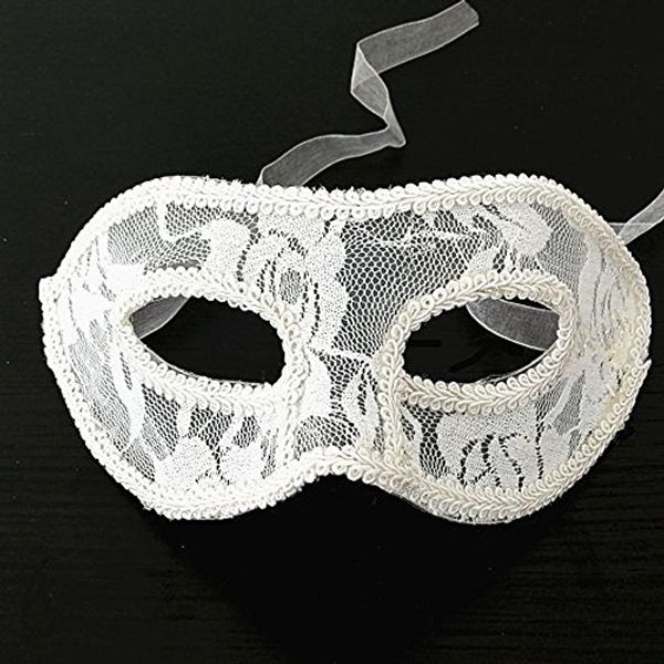 Lace Masquerade Mask White