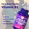 Vitamin B1 500 mg, 120 Vegetarian Capsules