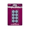 Magic Sliders 8025 Series 8PK 1" RND Slide Disc, Blue