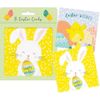 8 Pack of Easter Cards, 8 Open Easter Cards, 8 Mixed pack of Easter Cards (8Pcs Rabbit And Easter Eggs)