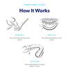 OrthoFoam Braces Cleaner - Cleans Under Metal, Ceramic or Clear Brackets & Wires. Can Brush or Rinse with & Use in Trays. Foaming Bubbles Whiten Teeth & Fight Plaque (2 Pack - 25 ml)