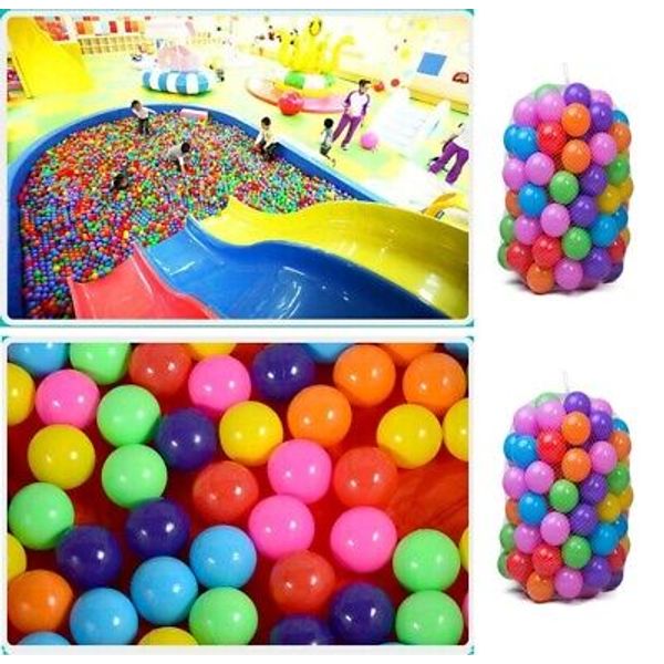 400pcs Ocean Ball Pit Balls Play Kids Plastic Baby Soft Pool Colourful Toy Gift