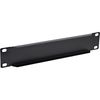 InLine® 10 Inch Blank Plate, 1U, RAL 9005, Black
