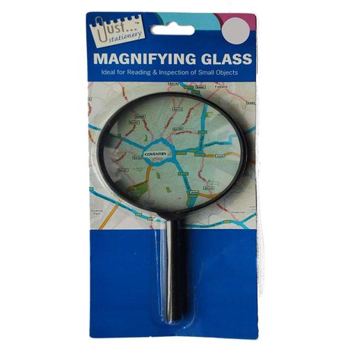 Just Stationery 100 mm Magnifying Glass