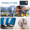sourcing map Gray Motor Speed Controller, DC 5-30V Forward Reverse Motor Controller Delay Time Angle Speed Adjustable Stepper DC Encoder Control Module with HD Display Suit