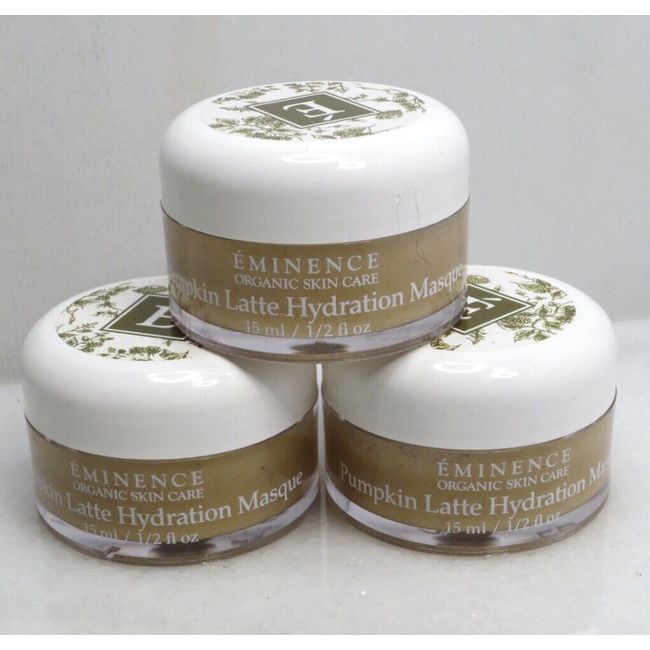 EMINENCE PUMPKIN LATTE HYDRATION MASQUE 1/2 OZ - SET OF 3