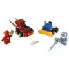 LEGO Super Heroes Mighty Micros The Flash vs Captain Co Building Set (Multi-Colour)