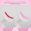 2pcs Electric Eyelash Curler  Adjustable Temperature USB Rechargeable Travel