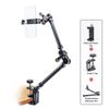 Camera Mount Adjustable Arm 530mm Double Section Extension Metal Articulating Arm Stand