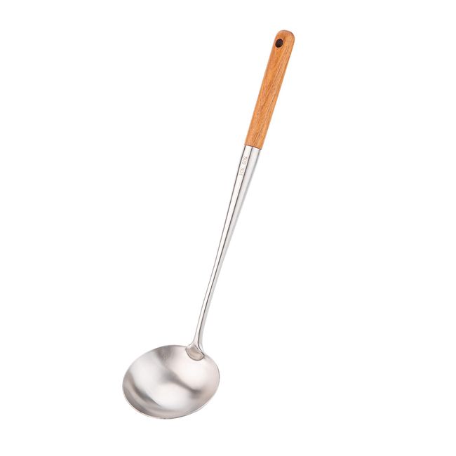 Ladle, 17" Wok Ladle, 304 Stainless Steel Wok Spatula