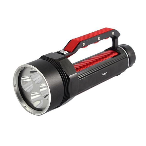 [jiroo] Diving Light 8000 Lumen 6 Lights Rechargeable LED Underwater Light Diving XML Cree XM-L2 LED Max 120 m 2 – 3 Hours of Continuous Light