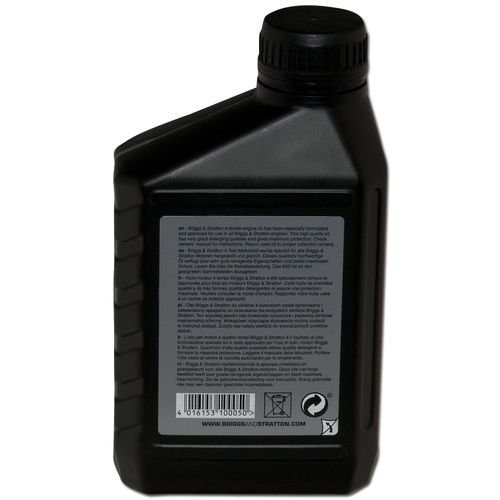 Briggs & Stratton 100005E 4-stroke lawn mower engine oil SAE30, 0.6 l,Black
