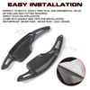 For Chevy Camaro 2016-up Twill-Weave Carbon Steering Wheel Paddle Extended Shift