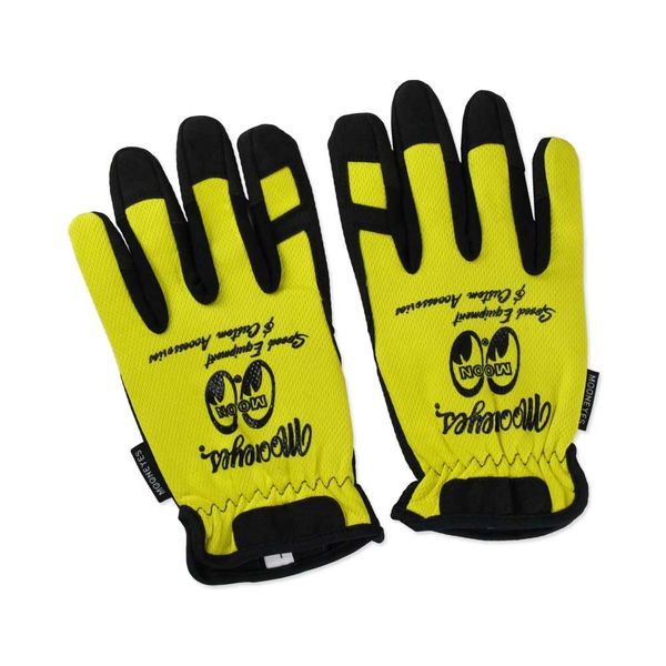 [MOONEYES] Moon Eyes Work Gloves, Yellow, Size L