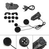 Helmet Bluetooth Earphone Headset Speaker Player Universal Black For Motor US