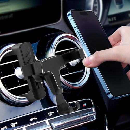 CARFIB Car Phone Holder Mount for Mercedes Benz Mini Cooper Air Vent Gravity Stable Cell Phone Holder Compatible with Mercedes Benz CLA GLA GLB Class Fit iPhone Smartphone