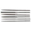 Needle File Set, Precision, 6PC, Needle Set, Qty.1 | T0124P