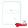 220 Shipping Labels Half Sheet 8.5 x 5.5 Blank Self Adhesive 2 Labels Per Sheet