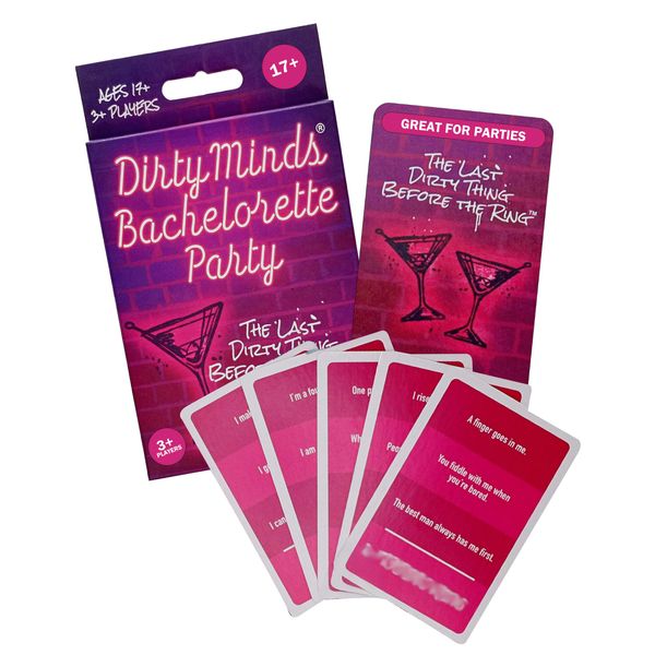 TDC Games Travel Dirty Minds Bachelorette Party Card Game, Ultimate Bachelorette Party Games, The Girl's Night Party Game