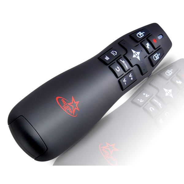 Wireless Powerpoint Presentation Remote Clicker and Keynote Presenter with Wireless Mouse (PR-820) from Red Star Tec