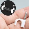10mm Round Cable Clips 100pcs Assortment Cable Holder Management Wire Tidy Clips