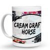 Makoroni - Cream Draft Horse 15 oz Ceramic Large Coffee Mug/Cup Design#4