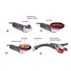 Dastool Universal Dust Shroud for Grinders,5-Inch Dt1901-125