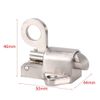 Fdit Zinc Alloy Security Automatic Window Gate Lock Spring Bounce Door Bolt Latch