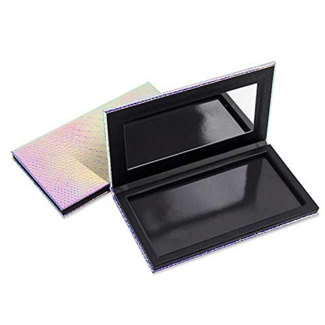 Magnet Empty Eyeshadow Palette Eye Makeup Storage Dish With Mirror