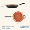 Farberware 12.5" Easy Clean Pro Non-Stick Skillet with Helper Handle, Black