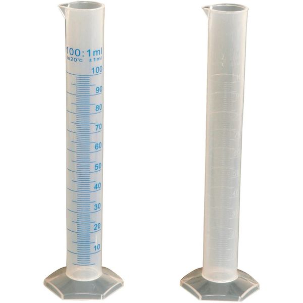 Leona 1256-04 Graduated Cylinder (Printed) 3.4 fl oz (100 ml) 4205-1241