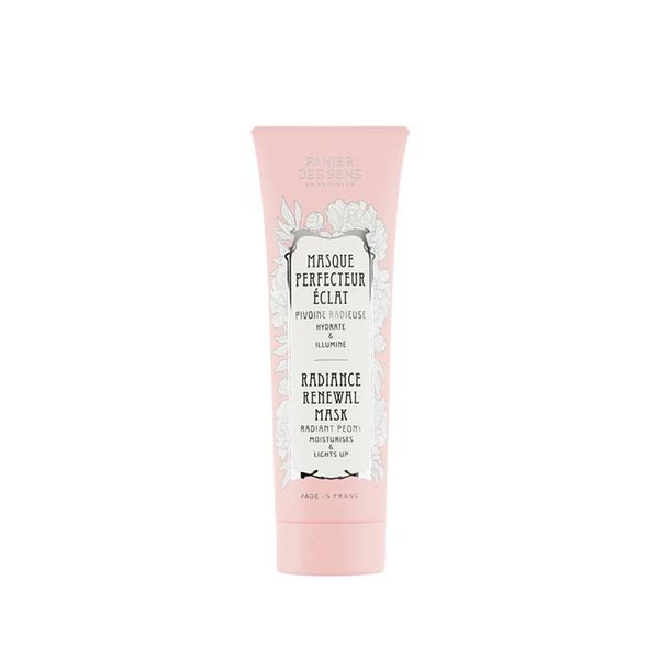 Panier des Sens - Face Mask Hydration & Radiance - with Hyaluronic Acid + Pink Clay + Rose Oil - Hydrating Face Mask for Women Made in France - Face Mask Skin Care 98% Natural Ingredients - 2.5 floz