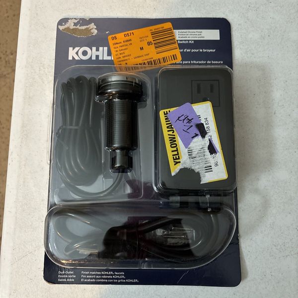 Kohler Contemporary Garbage Disposal Air Switch Kit K-35724-CP