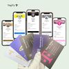 Double Sided NFC Card – Custom Full Colour Print, Matte Finish, Tap & QR Code