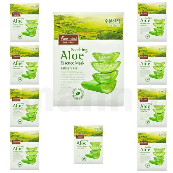 Pure mind  Made in Nature Essence Mask Sheet Soothing "Aloe" 23ml 10 pcs