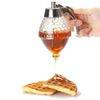 Honey Syrup Dispenser Pot Jar 1 Cup Bee Hive Trigger Stand
