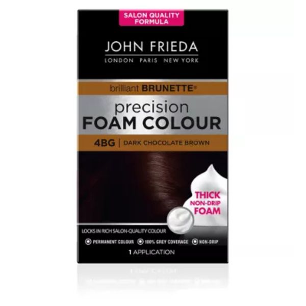 John Frieda Precision Foam Colour 4BG Dark Chocolate Brown 130ml